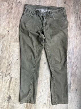 Prana Olive Green Women's Skinny Jeans